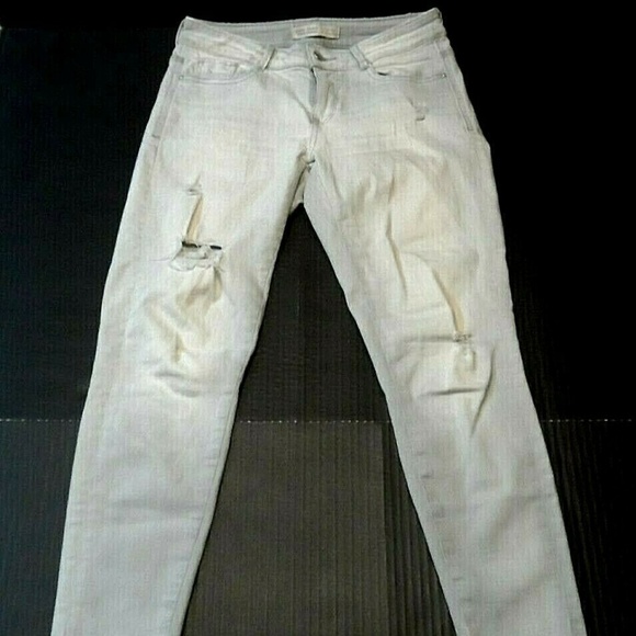 Zara Denim - Zara Basic Z1975 Womens Jeans Distressed Size 4
